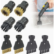 8-delige accessoireset voor stoomreinigers (SC1, SC2, SC3, SC4, SC5): handstoomreinigerborstel, krachtige reinigingsborstel, ronde borstel.