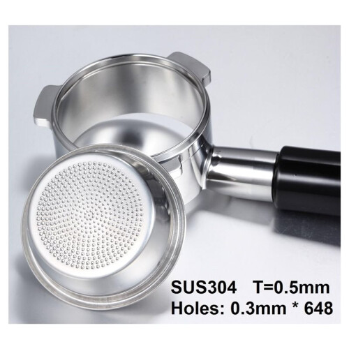 54mm Coffee Bottomless Portafilter for  Filter Basket Replacement Espresso Machine Accessory Coffee A