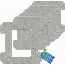 Set van 6 wasbare microvezel reinigingspads voor raamreinigingsrobots, compatibel met Winbot W2 Pro, W2 Pro Omni en W2 Omni.