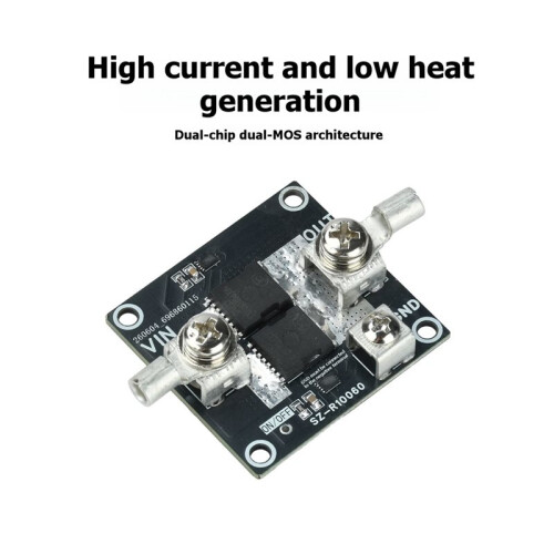 High Current Ideal Diode Module  5-60V 60A Ideal Diode Module Dual Chip Solar Backfeed Battery Reverse Protection B