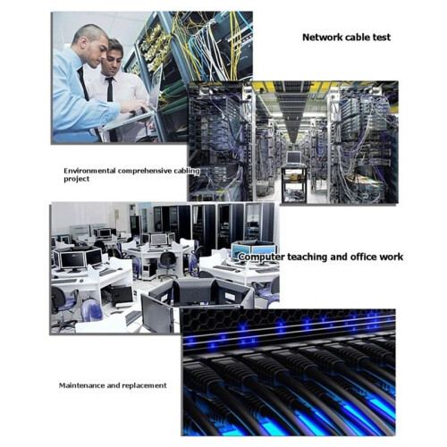 SC-8108 Internet Cable Checker LCD Network Tester Meter LAN Phone Cable Tester Meter for Telecommunication Projects 1