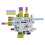 Module NM-RF-HAT IR Multibande RF Sans Conflit pour ESP32 CYD CC1101 NRF24 PN532 2