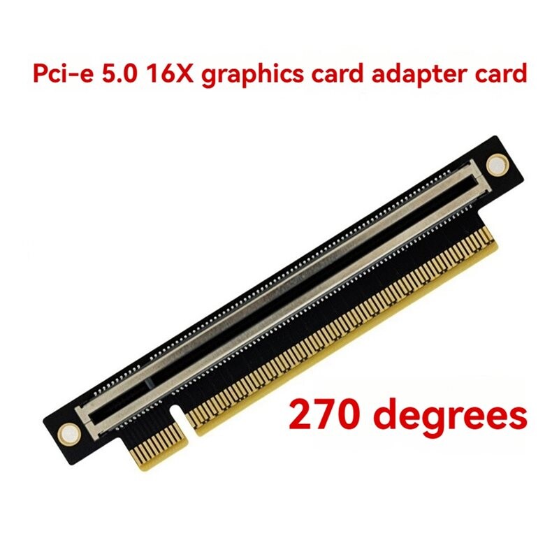 Pwoer Riser PCIE 5.0 X16 Adapter Card 270 Degree Card Riser Card Height Protection ...