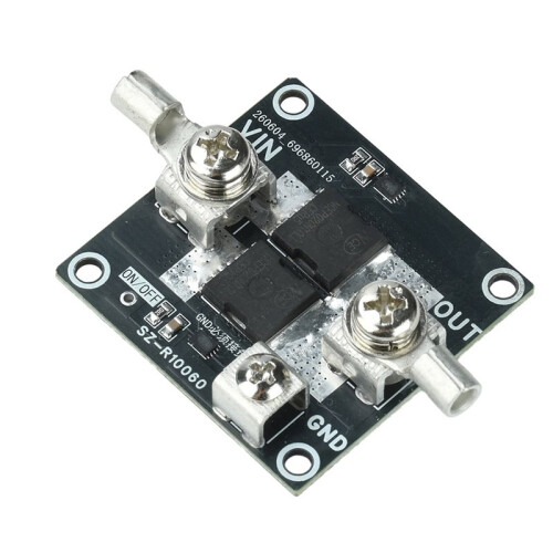 High Current Ideal Diode Module  5-60V 60A Ideal Diode Module Dual Chip Solar Backfeed Battery Reverse Protection B