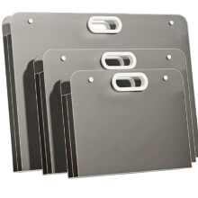 3pcs Plastic Art Portfolio Bag, Arts Storage Case for Painting, Drawing Container, Artworks Keepsakes Storage Case
