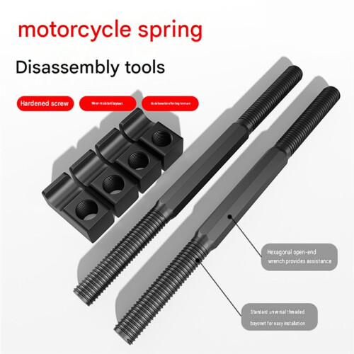 1 Pair Motorcycle Dedicated Spring Removal Tool Shocking Absorber Spring Compressor Motorcycle Maintenance Tool 2
