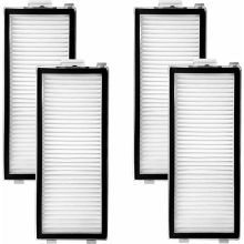 Filtro HEPA compatible con las aspiradoras robot Roborock Qrevo Master, Qrevo Slim y Saros Z70, filtro de repuesto lavable.