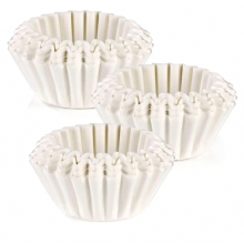 Filtros de café universales para cesta, paquete de 300 unidades, 10 tazas, filtros de papel de 80/200 mm para cafeteras de goteo con cesta.