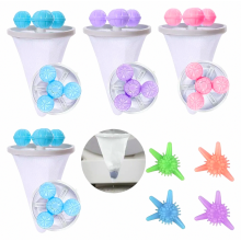 Juego de 8 piezas para eliminar pelusas y pelo de mascotas para lavadora, 4 bolsas de filtro y 4 bolas de lavado, atrapapelos de malla reutil