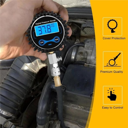 Digital Cylinder Compression Tester with LCD Display for Automotive Diagnostics 2