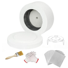 Großer Mikrowellenofen mit Brennpapier, DIY-Werkzeuge zum Glasschmelzen und Schmuckherstellen für Anfänger