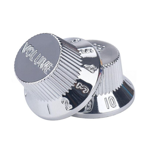 5Pcs Electric Guitar Control Knobs Speed Knob Replacement Potentiometer Cap for 6mm Shaft Guitar Potentiometer V 1