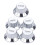 5Pcs Electric Guitar Control Knobs Speed Knob Replacement Potentiometer Cap for 6mm Shaft Guitar Potentiometer T 1