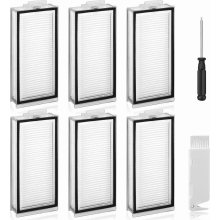 6 Pack Replacement Filters for Robotic Vacuum Cleaners, Compatible with Q5 Max, Q7 Max, Q7 Max+, Q7, Q7+, Q8 Max, Q8 Max