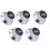 5Pcs Electric Guitar Control Knobs Speed Knob Replacement Potentiometer Cap for 6mm Shaft Guitar Potentiometer T 2