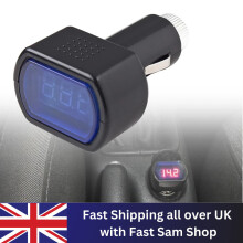 Car Auto LED Voltmeter Battery Electric Cigarette Lighter Voltage Meter Tester