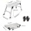 150kg Folding Aluminium Step Ladder Stool Work Platform Up Bench Lightweight UK 2