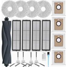 Replacement Parts Kit for L10s Ultra and L10 Ultra, Main Brush, 4 Filters, 4 Mop Pads, 4 Side Brushes, 4 Dust Bags