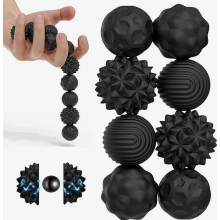 8 Piece Silicone Magnetic Balls Set, Food Grade Sensory Fidget Toy for Adults and Kids, Stress Relief for Home and Offic