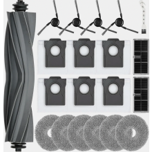 20-Piece Vacuum Accessory Kit for Robot Vacuums, Main Brush, Dust Bags, Mop Pads, Filters, Side Brushes and Cleaning Bru
