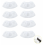 8 Pack Microfibre Steam Cleaner Covers Compatible with Easyfix SC1 SC2 SC3 SC4 SC5 SC7 Replacement Cloth Set, White 1