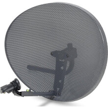 Satellite Dish Kit HD Single LNB Freesat 80cm Hotbird Astra SKY Zone 2 Wall