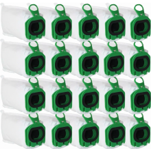 Sacchetti per aspirapolvere senza filo, confezione da 20 sacchetti filtro polvere di ricambio per VB100 FP100, alta capacità