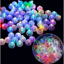 Confezione da 120 mini luci LED colorate a forma di palloncino per decorazioni per feste, luci rotonde a batteria