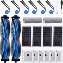 Kit di accessori da 22 pezzi per aspirapolvere robot DEEBOT X9 Pro Omni e X11, 2 spazzole principali, 2 rotoli per mocio, 6 sacchetti per la