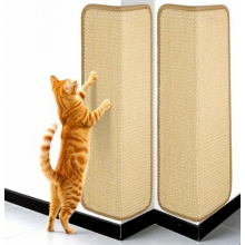 Confezione da 2 tappetini antigraffio per gatti, protezioni antigraffio in sisal da 50 x 25 cm per divani, mobili e porte, protezioni angola