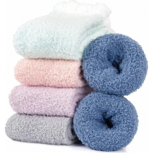 5 paia di calze morbide e comode da donna, calze invernali spesse di alta qualità, termiche, altamente elastiche, super morbide, non perdono