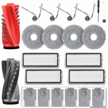 Set di accessori di ricambio da 21 pezzi per robot aspirapolvere Roborock Qrevo Curv, Qrevo Curv S5X, Qrevo, Qrevo Edge S5V, spazzola princi