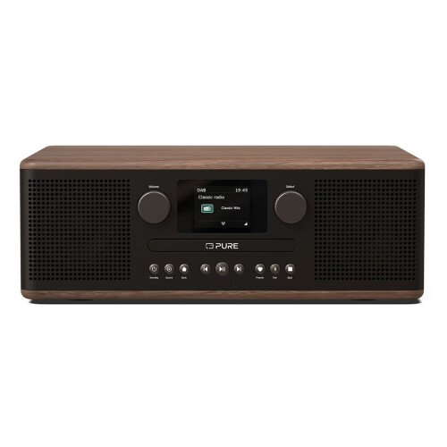 Pure Pure Classic C-D6 Coffee Black CD Bluetooth DAB+ FM Radio System