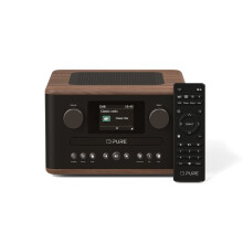 Pure Classic C-D4 Bluetooth CD DAB+ Radio System Coffee Brown Walnut