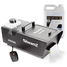 BeamZ ICE700 Ground Low Fog Machine with Remote - DJ, Disco, Party Fog Effect