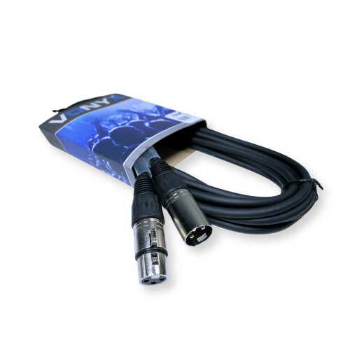 Vonyx CX310-6 Balanced XLR Microphone PA Cable Male/Female - 6m