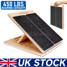 Slant Board for Calf Stretching Adjustable 5 Angle Portable Wooden Incline Board