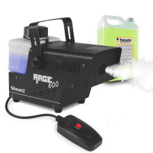 BeamZ RAGE 600I Smoke Machine with Remote - Fog Effect for DJ, Disco, Party