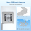 16 Pack Mini Cleaning Cloths for Window Cleaning Robot, Reusable and Washable Replacement Mop Pads, Microfiber Accessory 4