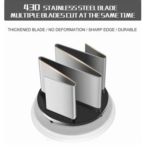 Classic Rotating Blade Chopper Quickly and Efficiently Chops Nuts, Onions, Chocolate and More, Automatic Rotation Choppe 1