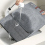 Foldable 60L Laundry Basket with Lid and Handles, Hanging Laundry Hamper, Breathable Laundry Organizer, Grey 4
