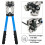 6mm² - 50mm² Plug Crimp Crimping Tool Battery Cable Lug Hex Terminal Crimper UK 4