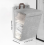 Foldable 60L Laundry Basket with Lid and Handles, Hanging Laundry Hamper, Breathable Laundry Organizer, Grey 2