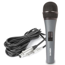 Vonyx DM825 Wired Dynamic Microphone with Metal Body & 5m Cable for DJ PA