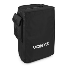 Vonyx SC10 - Protective Nylon PA Speaker Cover with Pocket and Handle Opening