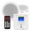 PD Bluetooth Ceiling Speaker System - Recessed Speakers & Wall Player Kit 1