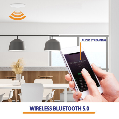 Power Dynamics 2-Room PD NCBT601 Wireless Bluetooth Ceiling Speaker System 1