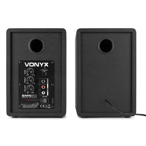 Vonyx SMN Active Desktop Studio Monitors - Powered Speakers for Music Production 2