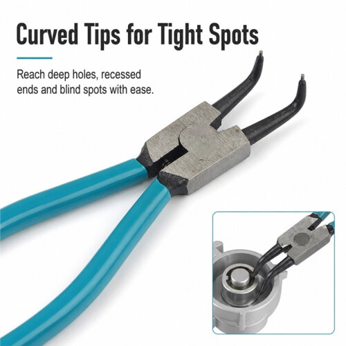 External Bent Nose Snap  Pliers 6-Inch for External Snap Rings High Quality 3D Printer Installation Tools 2
