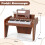 Digitales Kinderpiano mit 25 Tasten - Einstellbare Geschwindigkeit, Braun 1